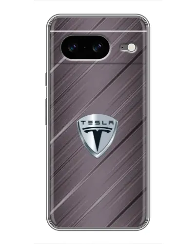 Чохол для Google Pixel 8 з картинкою «Металева текстура Tesla»