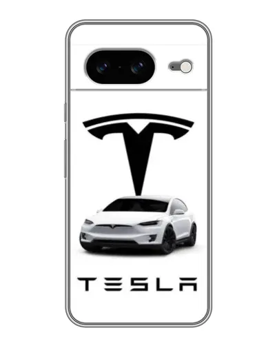 Чохол для Google Pixel 8 з картинкою «Tesla White Style»