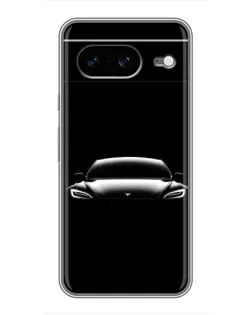 Чохол для Google Pixel 8 з картинкою «Фари Tesla Night»