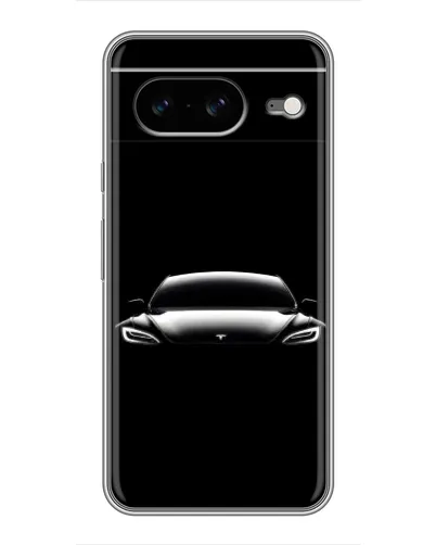 Чохол для Google Pixel 8 з картинкою «Фари Tesla Night»