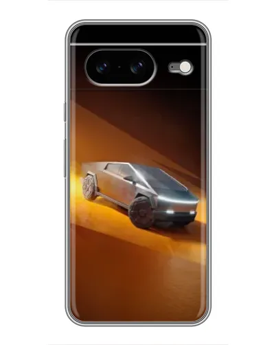 Чохол для Google Pixel 8 з картинкою «Cybertruck у пустелі»