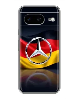Чохол для Google Pixel 8 з картинкою «Mercedes — прапор Німеччини»