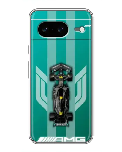 Чохол для Google Pixel 8 з картинкою «Mercedes AMG Petronas»