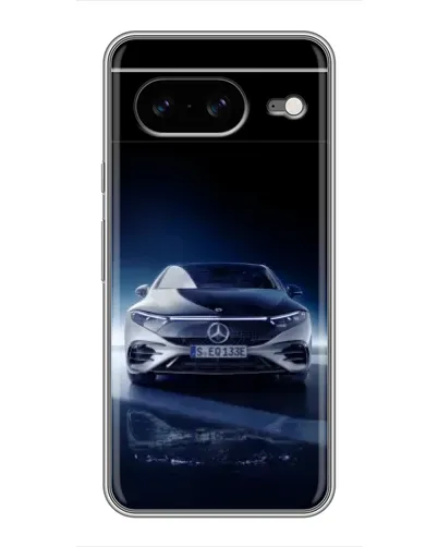 Чохол для Google Pixel 8 з картинкою «Нічний Mercedes EQ»