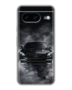 Чохол для Google Pixel 8 з картинкою «Mercedes у диму»