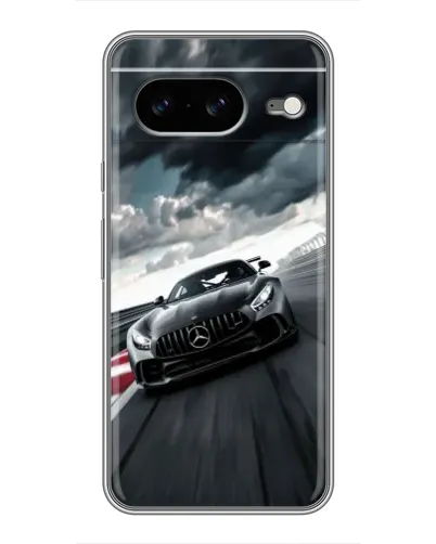 Чохол для Google Pixel 8 з картинкою «Гоночний Mercedes AMG»