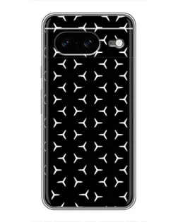 Чехол для Google Pixel 8 с картинкой «Mercedes паттерн звезд»