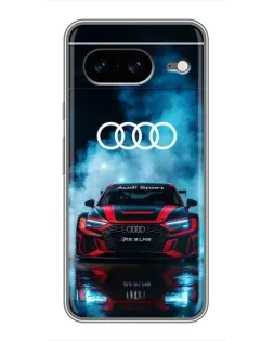 Чохол для Google Pixel 8 з картинкою «Audi Sport — неон»