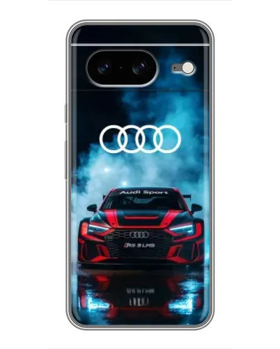 Чохол для Google Pixel 8 з картинкою «Audi Sport — неон»