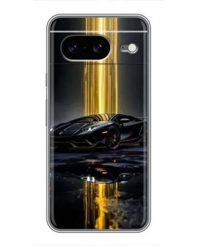 Чохол для Google Pixel 8 з картинкою «Нічний Lamborghini драйв»