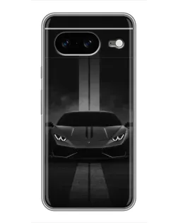 Чохол для Google Pixel 8 з картинкою «Lamborghini симетрія доріг»