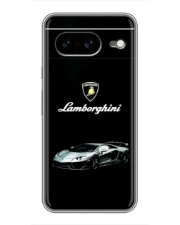 Чохол для Google Pixel 8 з картинкою «Логотип Lamborghini класика»