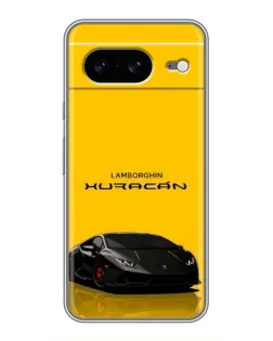 Чохол для Google Pixel 8 з картинкою «Lamborghini Huracan чорний»