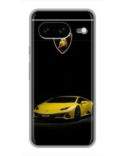 Чохол для Google Pixel 8 з картинкою «Lamborghini жовтий акцент»