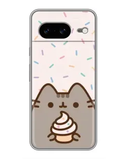 Чохол для Google Pixel 8 з картинкою «Пушин з кексом»