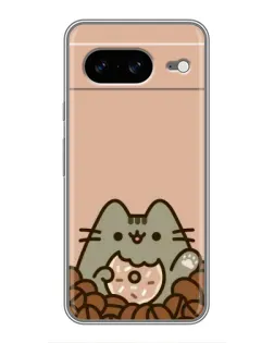 Чохол для Google Pixel 8 з картинкою «Кавовий Пушин»