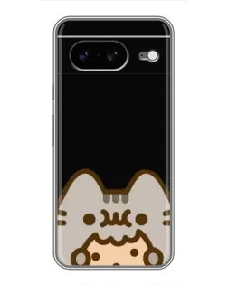 Чохол для Google Pixel 8 з картинкою «Пушин на чорному»
