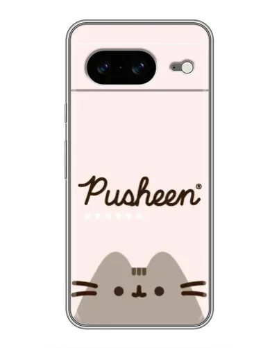 Чохол для Google Pixel 8 з картинкою «Pusheen логотип»