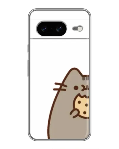 Чохол для Google Pixel 8 з картинкою «Пушин з печивом»
