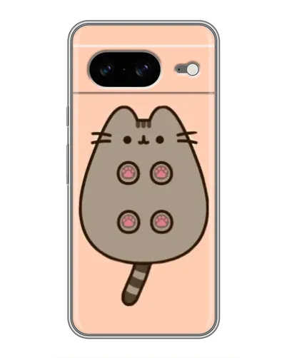 Чохол для Google Pixel 8 з картинкою «Пушин пузиком догори»