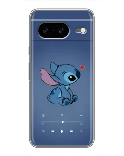 Чехол для Google Pixel 8 с картинкой «Музыкальный Stitch»
