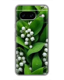 Чохол для Google Pixel 8 з картинкою «Конвалії в зелені»