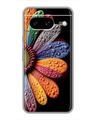 Чохол для Google Pixel 8 з картинкою «Райдужна квітка»