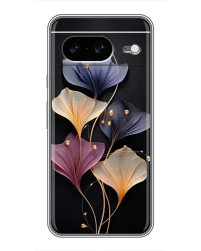 Чохол для Google Pixel 8 з картинкою «Лілові квіти грації»