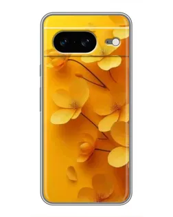 Чохол для Google Pixel 8 з картинкою «Золоті пелюстки»