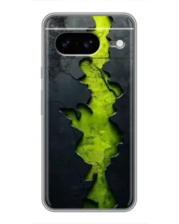 Чохол для Google Pixel 8 з картинкою «Салатовий розлом скелі»