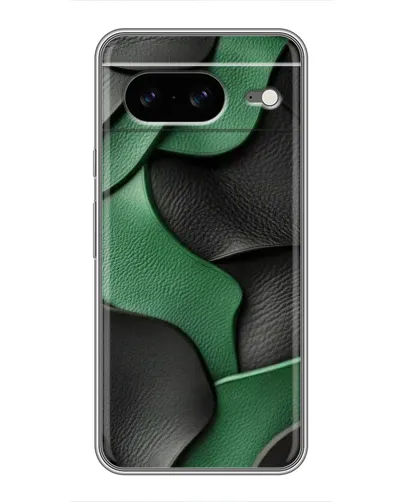 Чохол для Google Pixel 8 з картинкою «Зелені шкіряні хвилі»