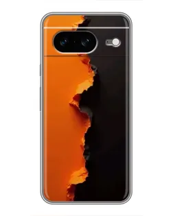 Чохол для Google Pixel 8 з картинкою «Помаранчевий розлом»