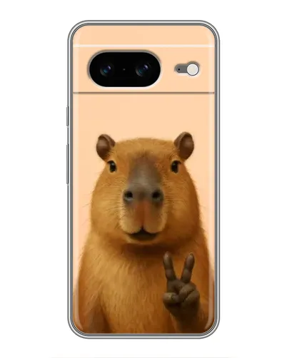 Чохол для Google Pixel 8 з картинкою «Капібара вікторія»