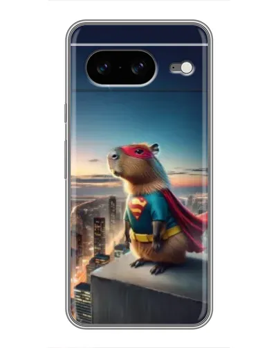 Чохол для Google Pixel 8 з картинкою «Капі-мен супергерой»