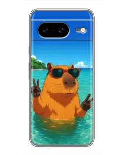 Чохол для Google Pixel 8 з картинкою «Морська капібара»