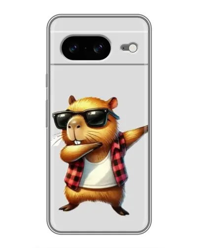 Чохол для Google Pixel 8 з картинкою «Капібара репер даб»