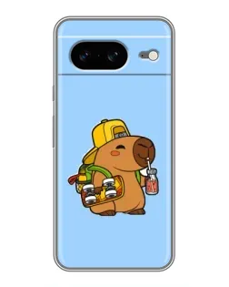Чохол для Google Pixel 8 з картинкою «Капібара на скейті»