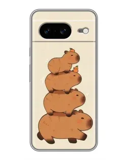 Чохол для Google Pixel 8 з картинкою «Вежа з капібар»