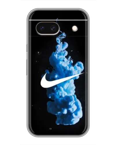 Чохол для Google Pixel 8A з картинкою «Nike та синій дим»