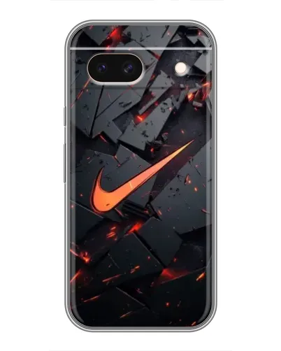 Чохол для Google Pixel 8A з картинкою «Nike — ефект розломів»