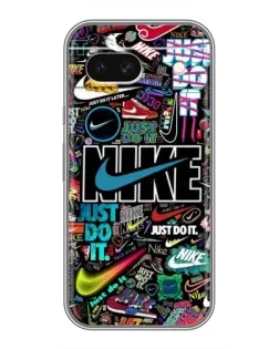 Чохол для Google Pixel 8A з картинкою «Яскравий колаж Nike»