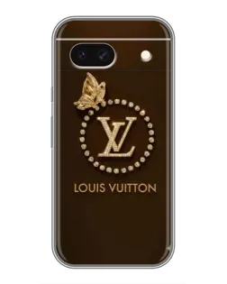 Чохол для Google Pixel 8A з картинкою «LV — золота печатка»