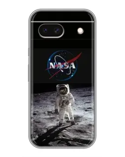 Чохол для Google Pixel 8A з картинкою «Астронавт на Місяці»