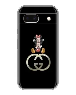 Чохол для Google Pixel 8A з картинкою «Мінні Маус на лого»