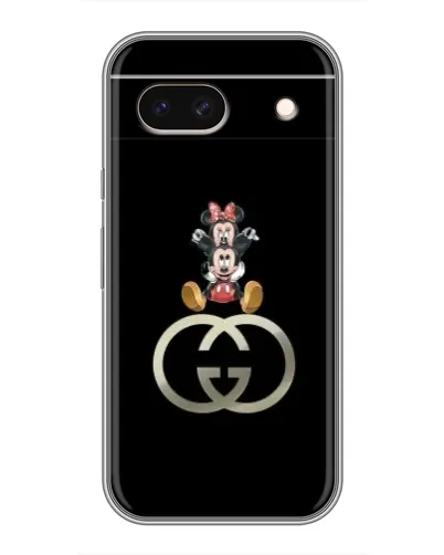 Чохол для Google Pixel 8A з картинкою «Мінні Маус на лого»