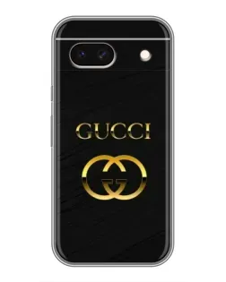Чохол для Google Pixel 8A з картинкою «Золотий логотип Gucci»