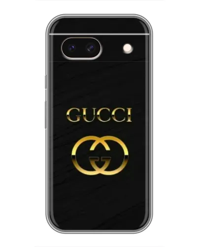Чохол для Google Pixel 8A з картинкою «Золотий логотип Gucci»