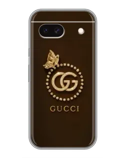 Чохол для Google Pixel 8A з картинкою «Gucci — золотий метелик»
