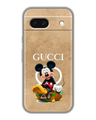 Чохол для Google Pixel 8A з картинкою «Міккі Маус Gucci — крафт»