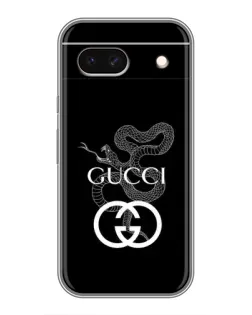 Чохол для Google Pixel 8A з картинкою «Gucci — срібна змія»